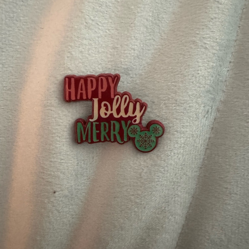 Disney Happy Jolly Merry Holiday Pin